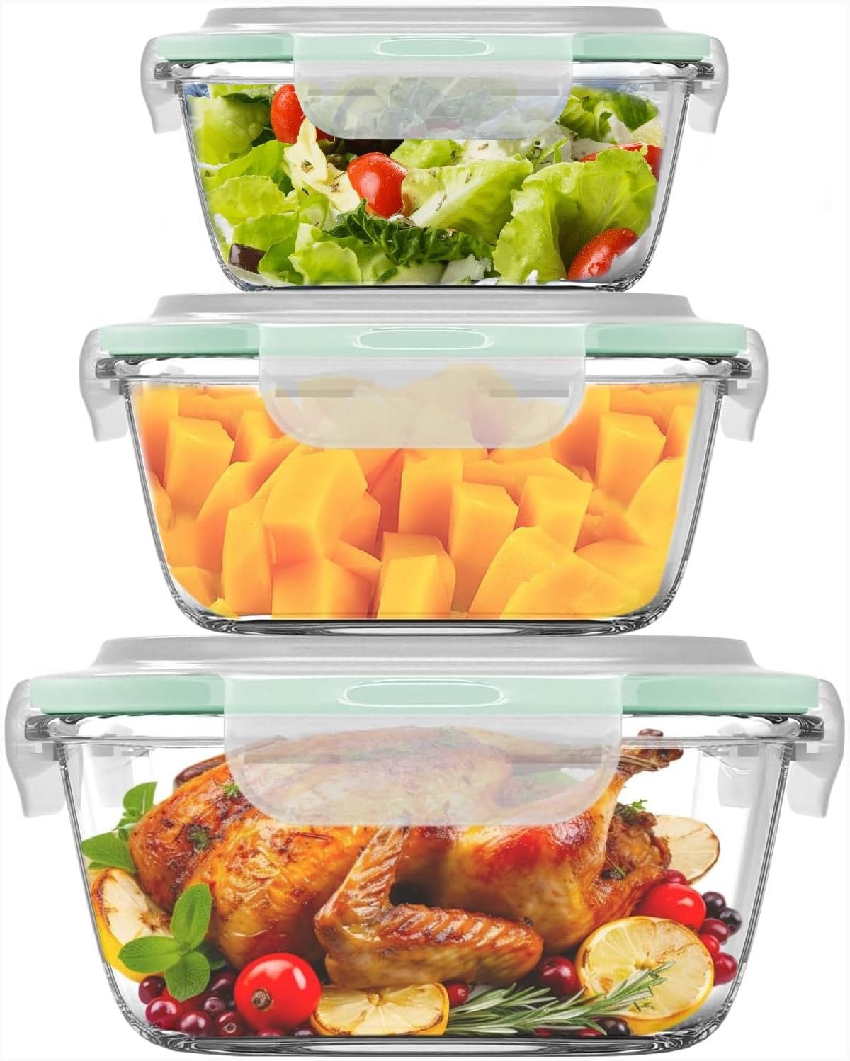 glass meal prep containers