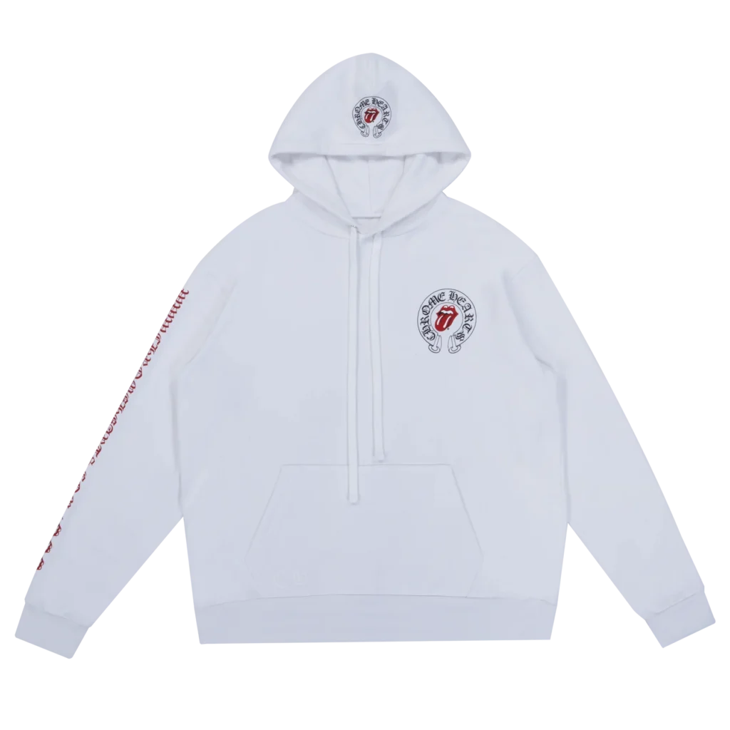 Chrome-Hearts-Rolling-Stones-Hoodie-White