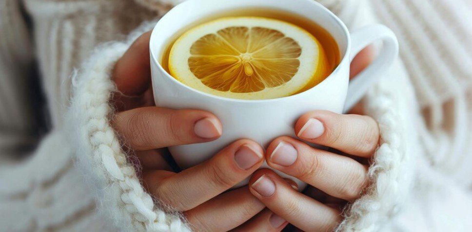 Coffee with lemon