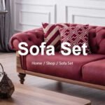 Black sofa set