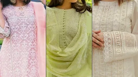 Chikankari dress