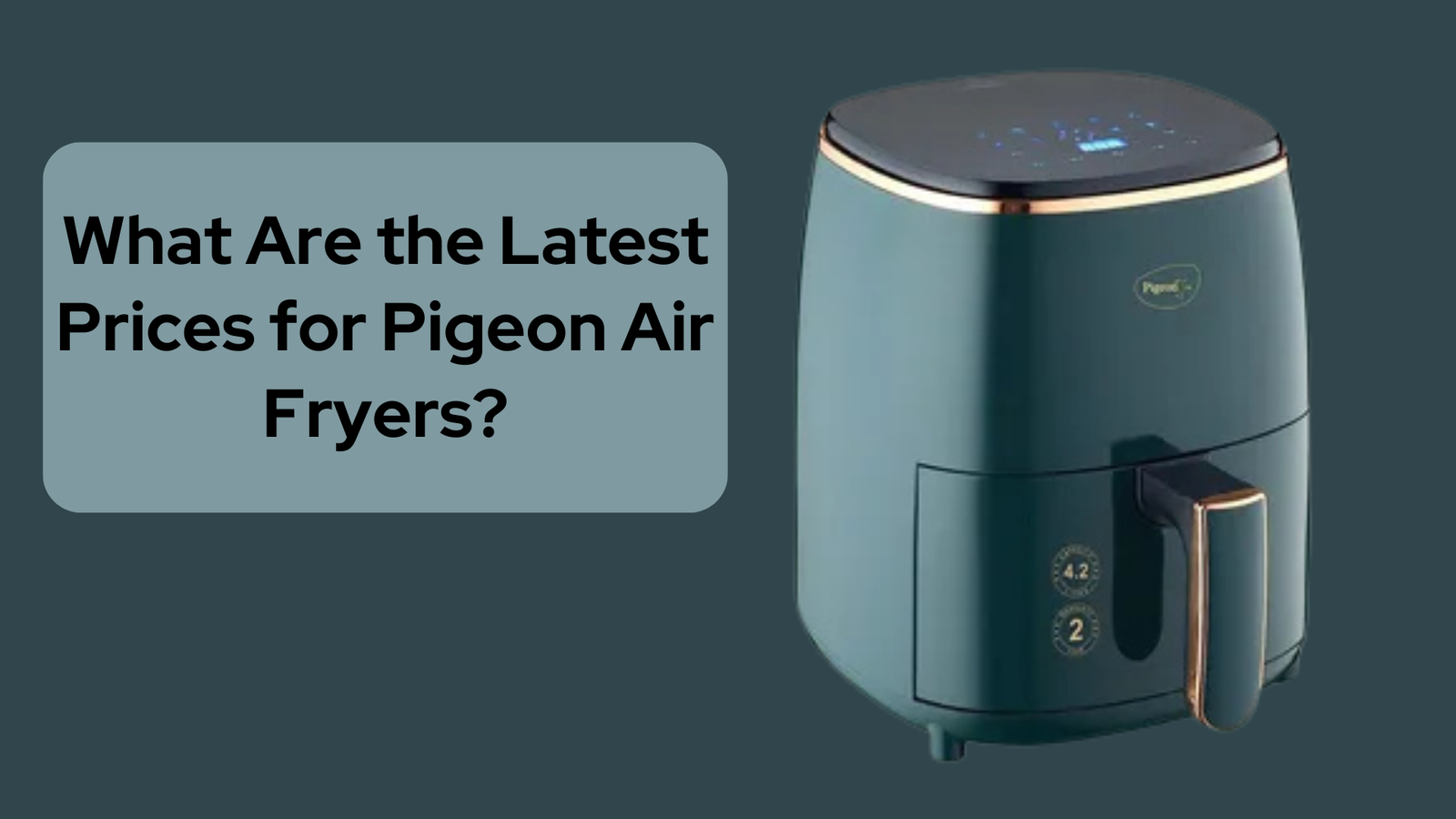 What Are the Latest Prices for Pigeon Air Fryers